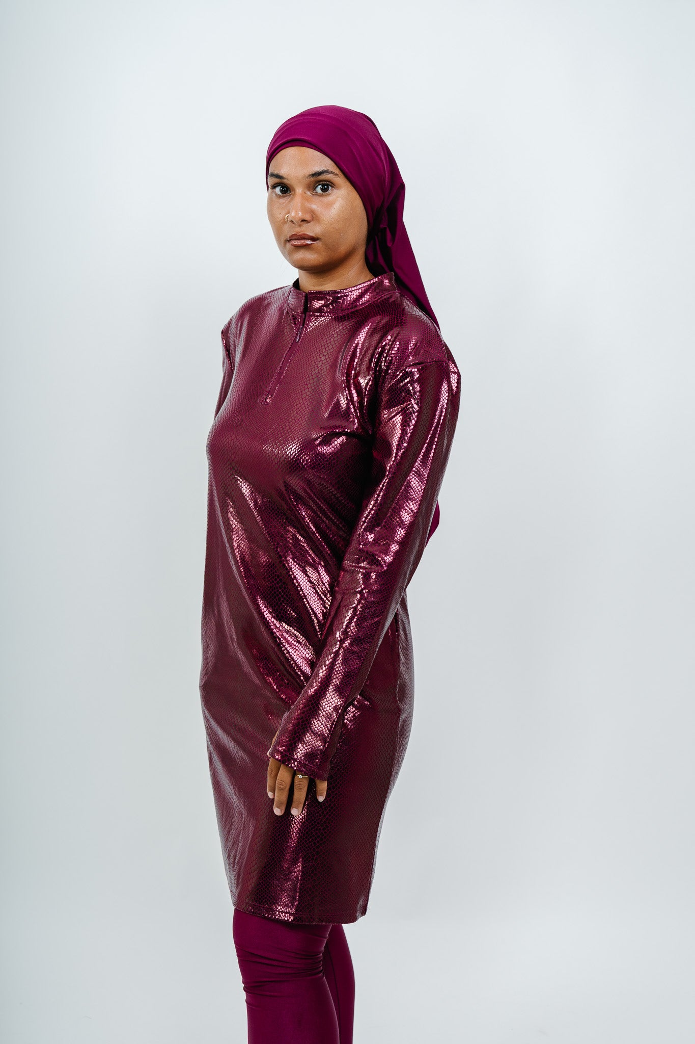 Burkini Glitter — Bordeaux