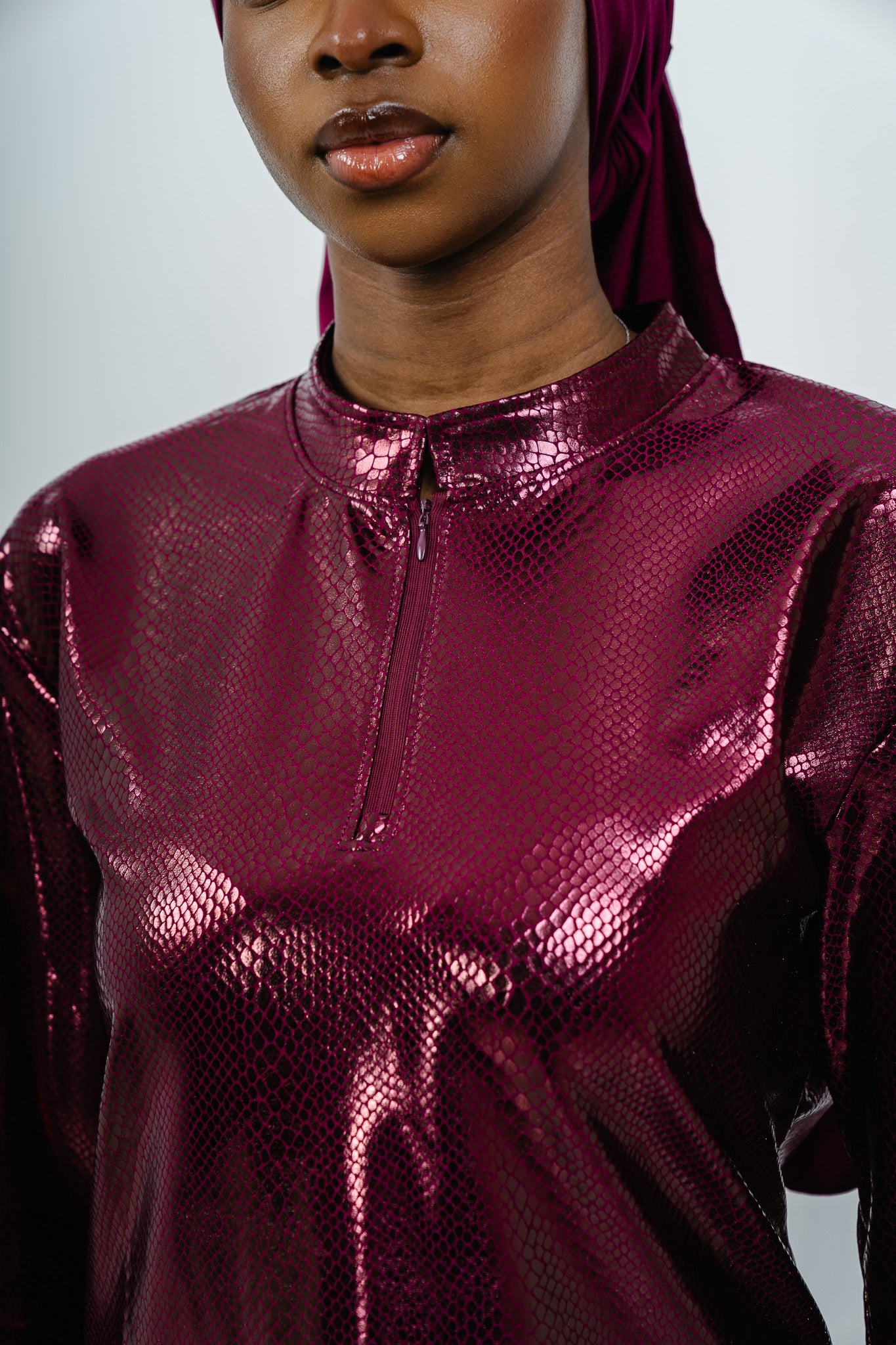 Burkini Glitter — Bordeaux