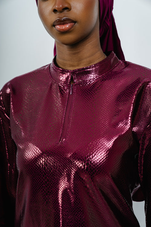 Burkini Glitter — Bordeaux