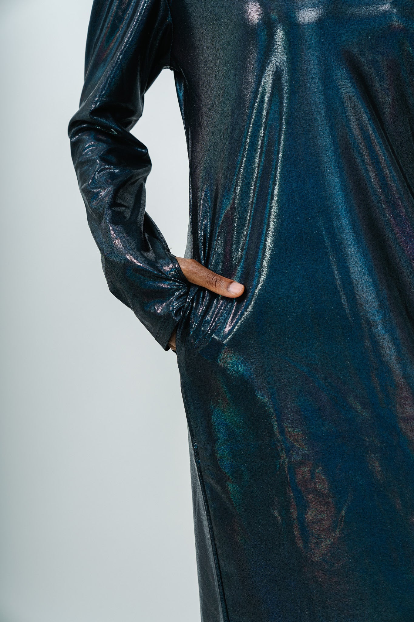 Burkini Glitter — Bleu Nuit Irisé